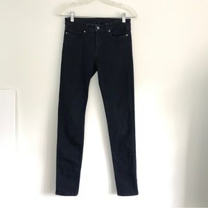 ALL SAINTS Mast Skinny Jeans Dark Indigo Low Rise Size 26